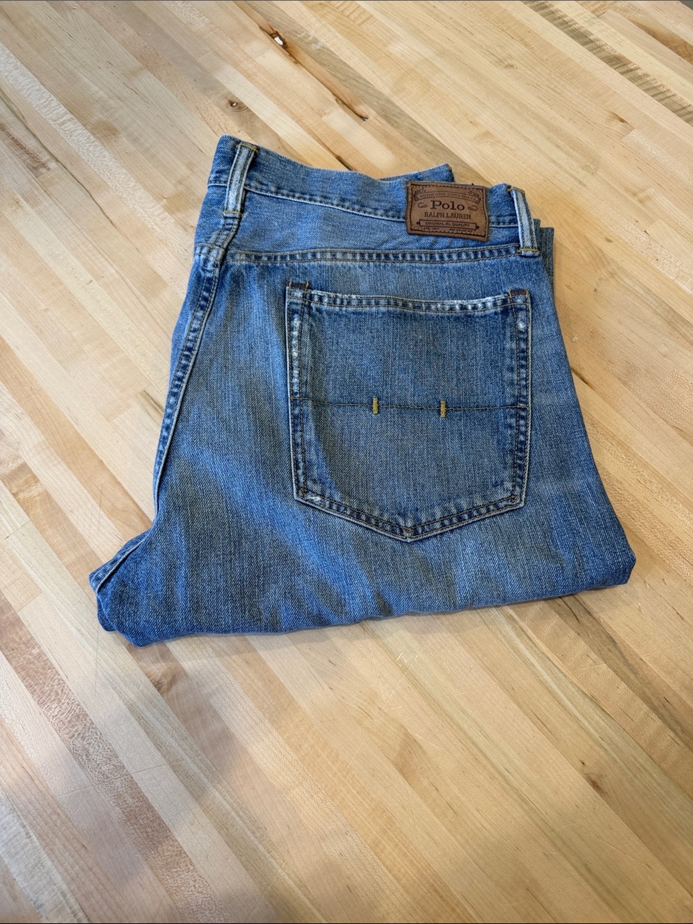 Polo by Ralph Lauren Men's Straight Blue Denim Jeans